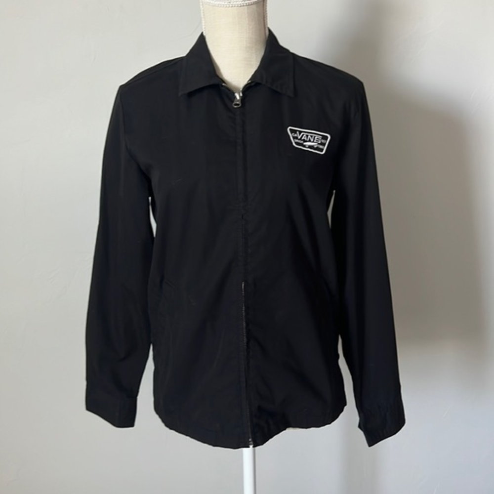 Vans Women Station Full Zip Jacket Black Size XS - Picture 1 of 6